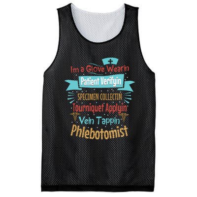 Funny Vein Tapping Phlebotomist Phlebotomy Technician Women Mesh Reversible Basketball Jersey Tank