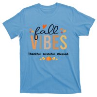 Fall Vibes Thankful Grateful Blessed Gift T-Shirt