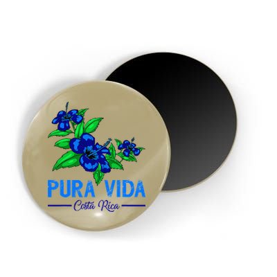 Family Vacation Tropical Flower Costa Rica Beach Pura Vida Magnet