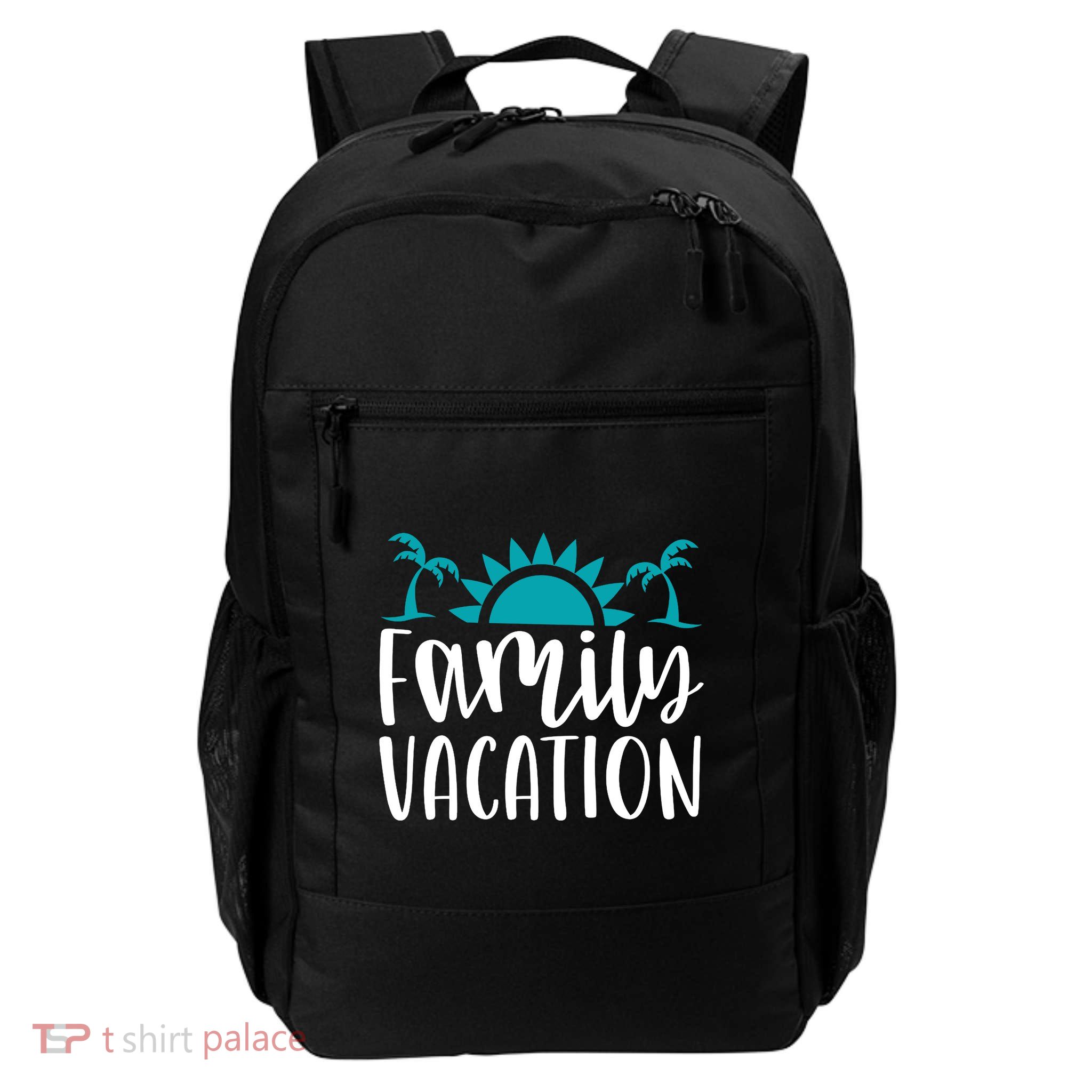 Family Vacation Tropical Beach Travel Daily Commute Backpack