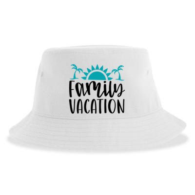 Family Vacation Tropical Beach Travel Sustainable Bucket Hat