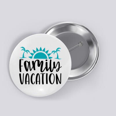 Family Vacation Tropical Beach Travel Button