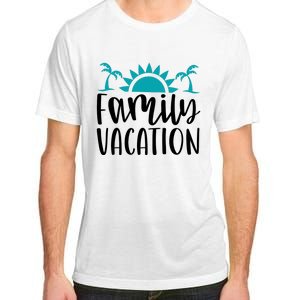 Family Vacation Tropical Beach Travel Adult ChromaSoft Performance T-Shirt