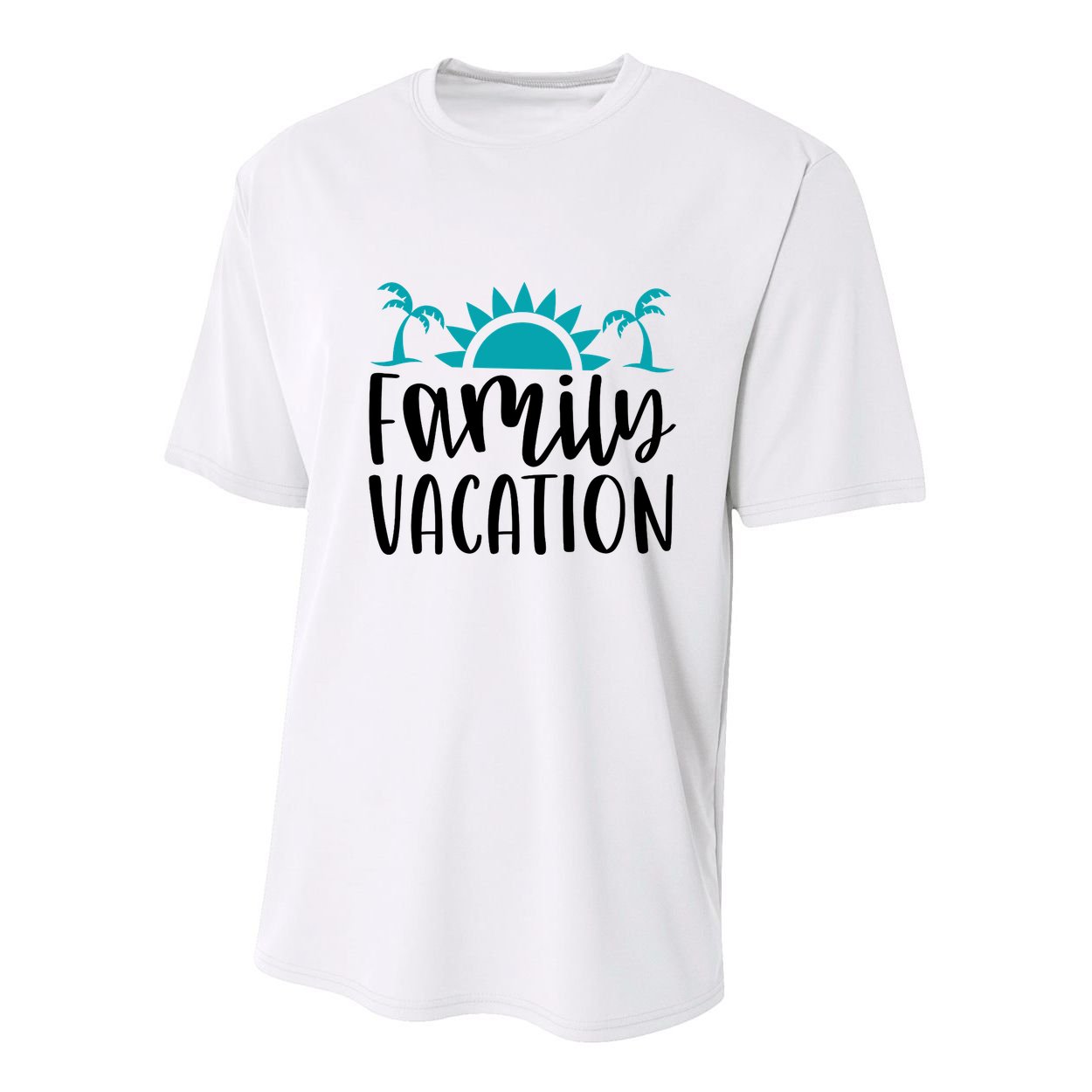 Family Vacation Tropical Beach Travel Youth Performance Sprint T-Shirt