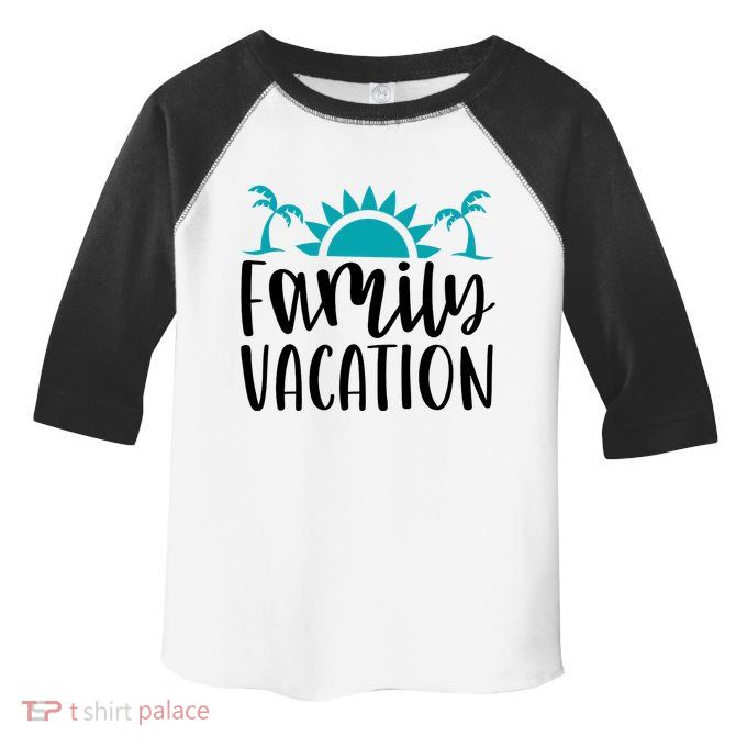 Family Vacation Tropical Beach Travel Toddler Fine Jersey T-Shirt