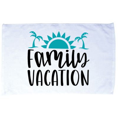 Family Vacation Tropical Beach Travel Microfiber Hand Towel