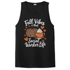 Fall Vibes That Social Worker Life Msw Dsw Thanksgiving PosiCharge Competitor Tank