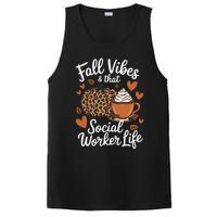 Fall Vibes That Social Worker Life Msw Dsw Thanksgiving PosiCharge Competitor Tank