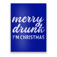 Funny Vintage Ugly Xmas Holiday Merry Drunk IM Christmas Great Gift Poster