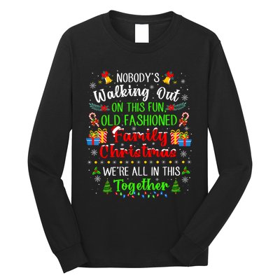 Family Vacation Ugly Christmas We Are All In This Together Long Sleeve Shirt