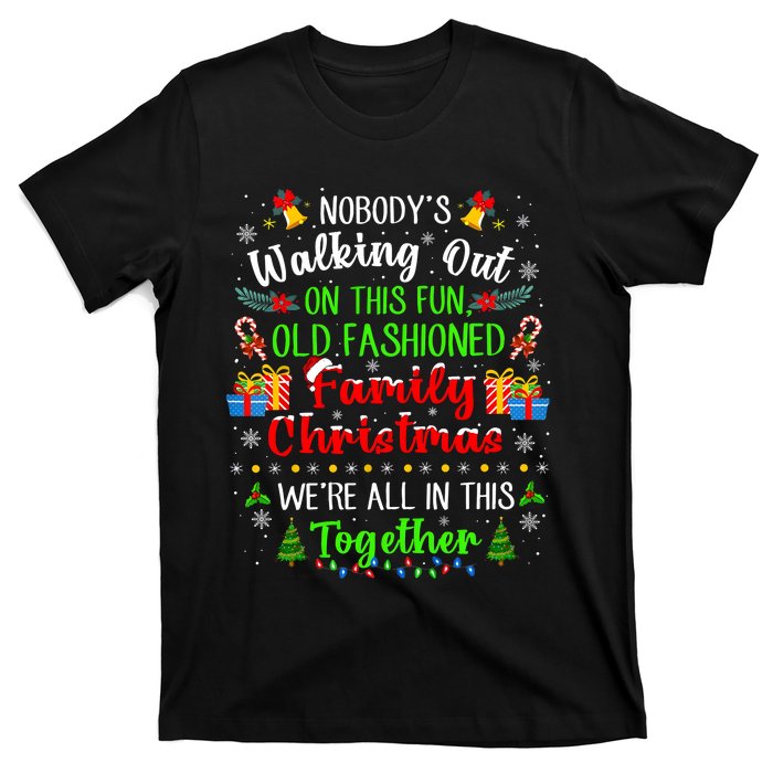 Family Vacation Ugly Christmas We Are All In This Together T-Shirt