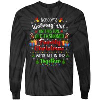 Family Vacation Ugly Christmas We Are All In This Together Tie-Dye Long Sleeve Shirt