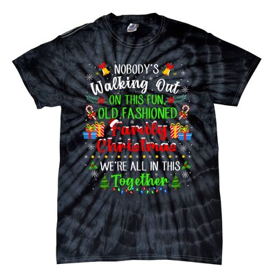 Family Vacation Ugly Christmas We Are All In This Together Tie-Dye T-Shirt