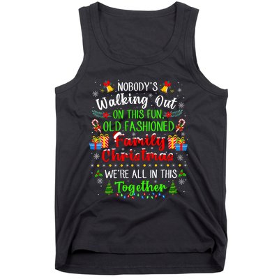 Family Vacation Ugly Christmas We Are All In This Together Tank Top