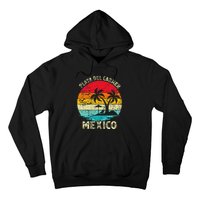 Family Vacation Vintage Retro Mexico Playa Del Car Beach Hoodie