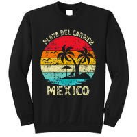 Family Vacation Vintage Retro Mexico Playa Del Car Beach Sweatshirt