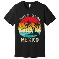 Family Vacation Vintage Retro Mexico Playa Del Car Beach Premium T-Shirt