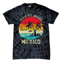 Family Vacation Vintage Retro Mexico Playa Del Car Beach Tie-Dye T-Shirt