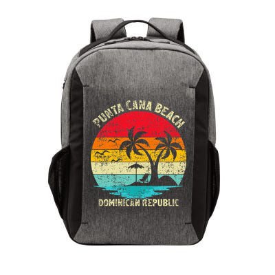 Family Vacation Vintage Dominican Republic Punta Cana Beach Vector Backpack