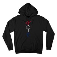 Feminine Vote Voting Rights Red White Blue 2024 Election Hoodie