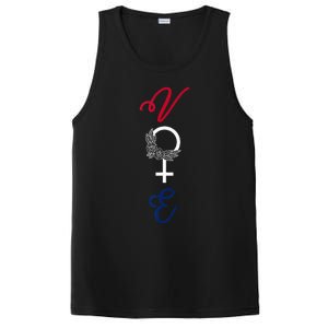 Feminine Vote Voting Rights Red White Blue 2024 Election PosiCharge Competitor Tank