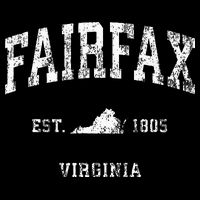 Fairfax Virginia VA Vintage Athletic Sports Toddler T-Shirt