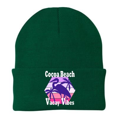 Family Vacay Vibes Cocoa Beach Fun Trip Vacation Mode Cute Gift Knit Cap Winter Beanie