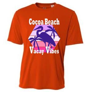 Family Vacay Vibes Cocoa Beach Fun Trip Vacation Mode Cute Gift Cooling Performance Crew T-Shirt