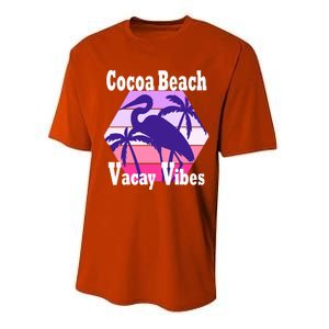 Family Vacay Vibes Cocoa Beach Fun Trip Vacation Mode Cute Gift Performance Sprint T-Shirt