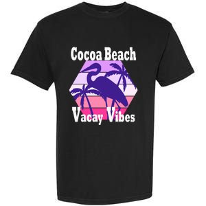 Family Vacay Vibes Cocoa Beach Fun Trip Vacation Mode Cute Gift Garment-Dyed Heavyweight T-Shirt