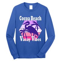 Family Vacay Vibes Cocoa Beach Fun Trip Vacation Mode Cute Gift Long Sleeve Shirt