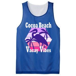 Family Vacay Vibes Cocoa Beach Fun Trip Vacation Mode Cute Gift Mesh Reversible Basketball Jersey Tank