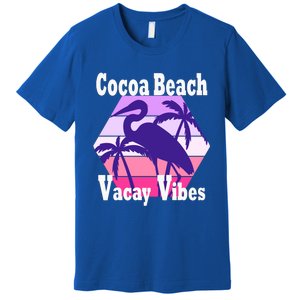 Family Vacay Vibes Cocoa Beach Fun Trip Vacation Mode Cute Gift Premium T-Shirt