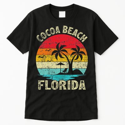 Family Vacation Vintage Retro Florida Cocoa Beach Tall T-Shirt