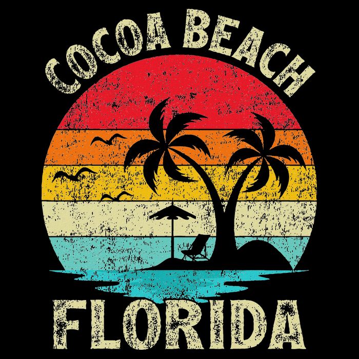 Family Vacation Vintage Retro Florida Cocoa Beach Backpack