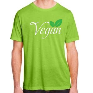 Funny Vegan Vegetarian Funny Veganism Diet Men Women Retro Vegan Diet Adult ChromaSoft Performance T-Shirt