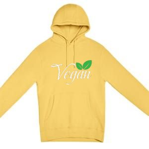 Funny Vegan Vegetarian Funny Veganism Diet Men Women Retro Vegan Diet Premium Pullover Hoodie