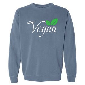 Funny Vegan Vegetarian Funny Veganism Diet Men Women Retro Vegan Diet Garment-Dyed Sweatshirt