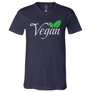 Funny Vegan Vegetarian Funny Veganism Diet Men Women Retro Vegan Diet V-Neck T-Shirt