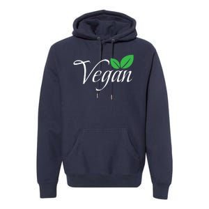 Funny Vegan Vegetarian Funny Veganism Diet Men Women Retro Vegan Diet Premium Hoodie