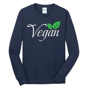 Funny Vegan Vegetarian Funny Veganism Diet Men Women Retro Vegan Diet Tall Long Sleeve T-Shirt