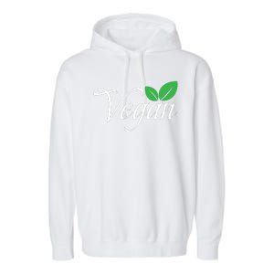 Funny Vegan Vegetarian Funny Veganism Diet Men Women Retro Vegan Diet Garment-Dyed Fleece Hoodie