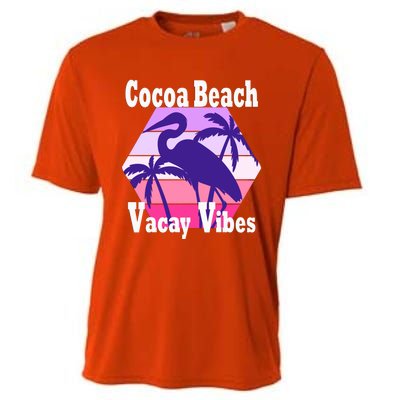 Family Vacay Vibes Cocoa Beach Fun Trip Vacation Mode Gift Cooling Performance Crew T-Shirt