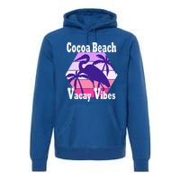 Family Vacay Vibes Cocoa Beach Fun Trip Vacation Mode Gift Premium Hoodie