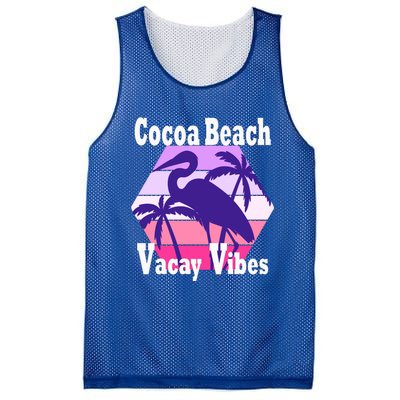 Family Vacay Vibes Cocoa Beach Fun Trip Vacation Mode Gift Mesh Reversible Basketball Jersey Tank