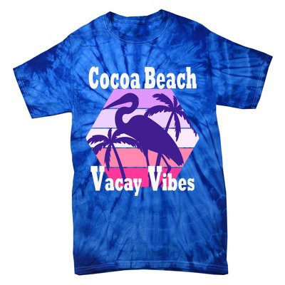 Family Vacay Vibes Cocoa Beach Fun Trip Vacation Mode Gift Tie-Dye T-Shirt