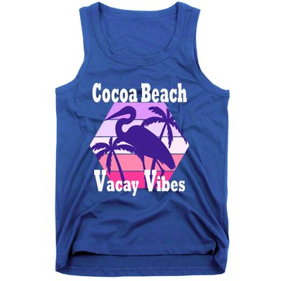 Family Vacay Vibes Cocoa Beach Fun Trip Vacation Mode Gift Tank Top