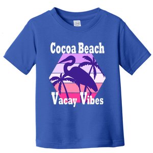 Family Vacay Vibes Cocoa Beach Fun Trip Vacation Mode Gift Toddler T-Shirt