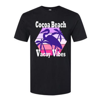 Family Vacay Vibes Cocoa Beach Fun Trip Vacation Mode Gift Softstyle CVC T-Shirt