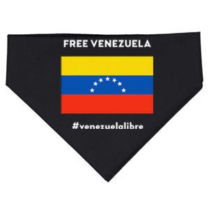 Free Venezuela Venezuela Libre USA-Made Doggie Bandana